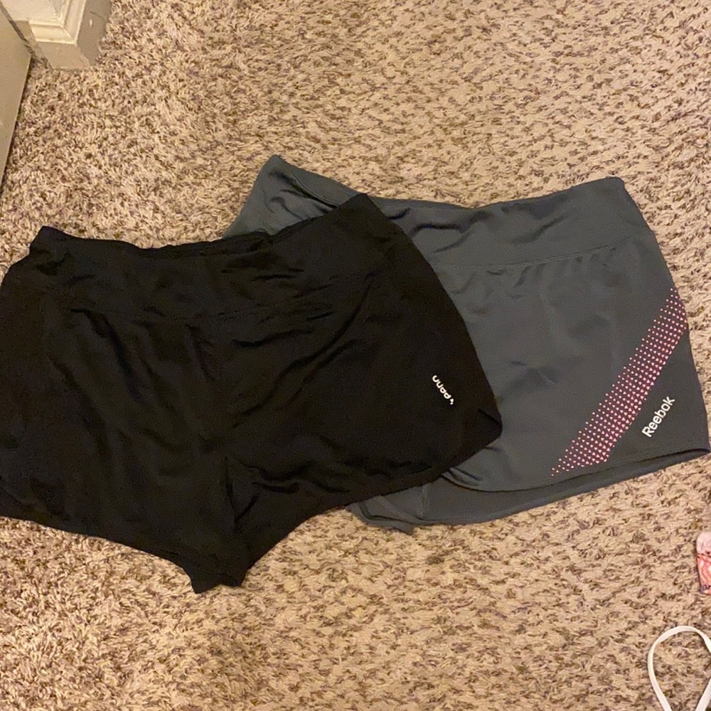 2 pairs Reebok running shorts